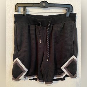 Legend Jersey Shorts size large black grey